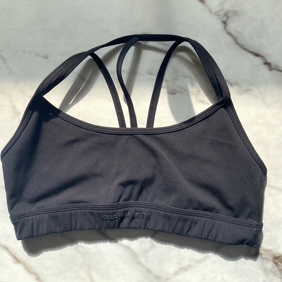 Alphalete Surface Tri Bra Black Medium - Picture 3 of 5